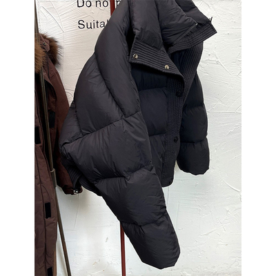 轻薄短款白色羽绒服女冬季新款