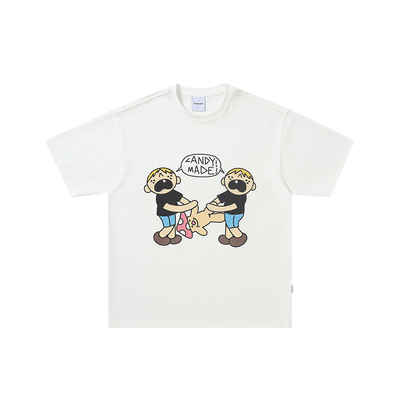Candymade2025夏季印花短袖T恤