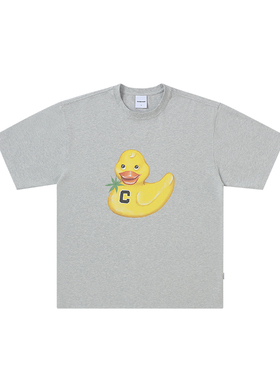 CANDYMADE夏季玩具总动员系列小黄鸭印花短袖T恤上衣
