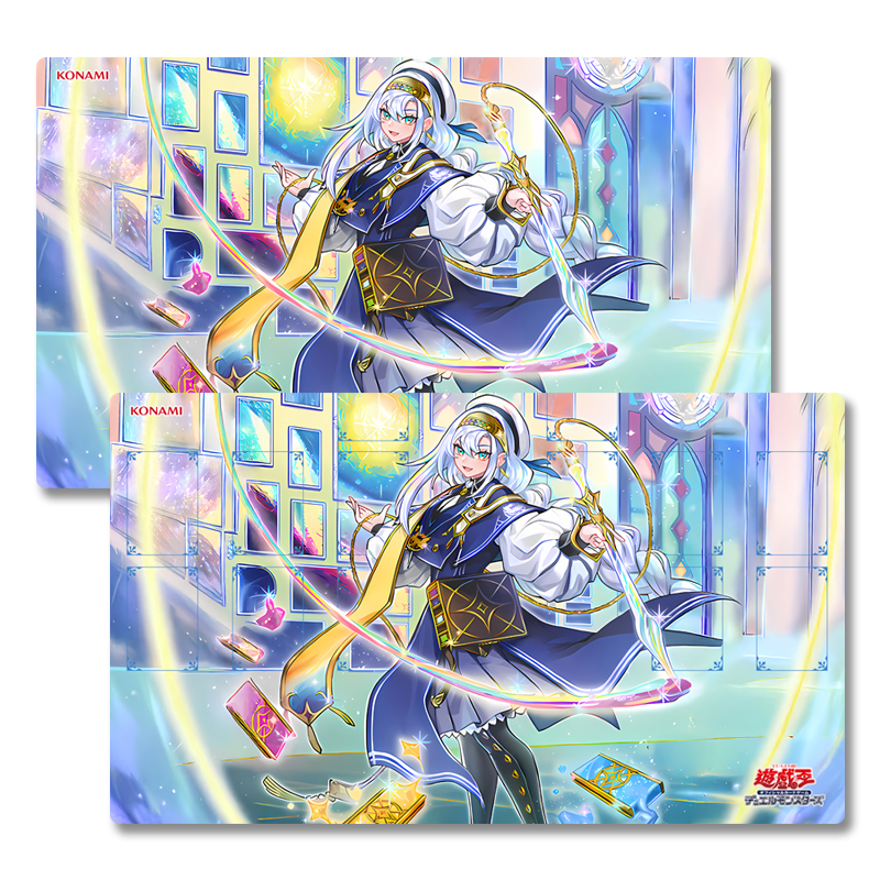 TCG对战垫神艺学徒菲茵美特游戏王卡牌决斗盘 DIY场地卡垫鼠标垫