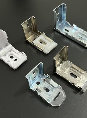 百叶窗安装码固定器支架塑料PVC拉珠柔纱帘安装码罗马帘安装配件