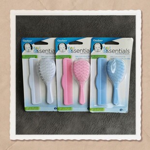 gerber first essentials pacifier幼儿宝宝洗漱梳子刷子