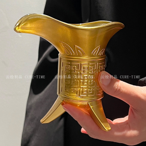 金樽仿古帝王玻璃白酒杯