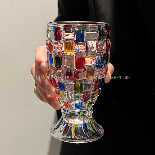 高颜值编织普通玻璃家用彩绘1个