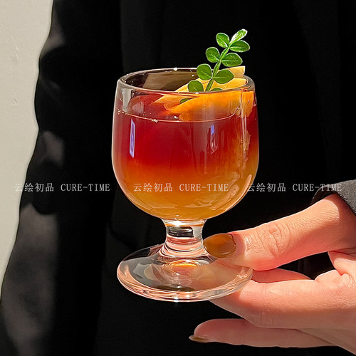 云绘初品水晶加厚迷你热红酒杯