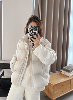 Tania 95白鸭绒 泡芙面包25韩版女式无袖小个子羽绒服马甲厚外套