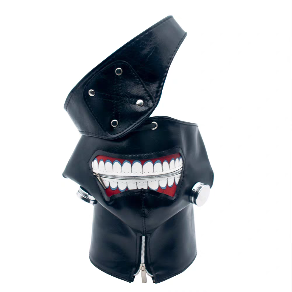 东京食尸鬼喰种金木研3D立体半脸cos面具二次元道具包邮