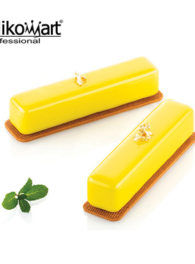 新品意大利进口Silikomart stripe eclair8连长条硅胶蛋糕模SF344