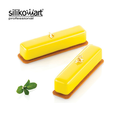 新品意大利进口Silikomart stripe eclair8连长条硅胶蛋糕模SF344