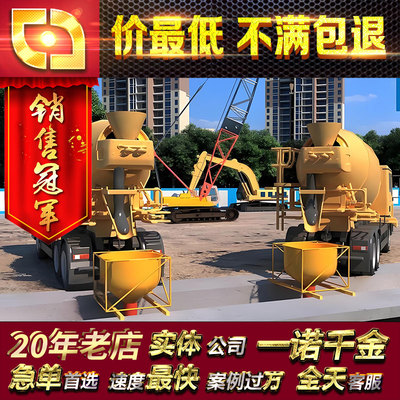 鲁班nw/navisorks|fuzor施工模拟吊装动画场地布置设计代做建模型