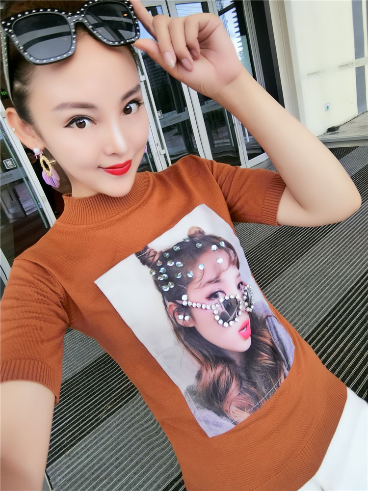 大码女装新款秋装毛衣胖妹妹时尚韩版宽松上衣半高领短袖针织衫潮|msdalam kategori Butik wanita / wanita, wanita saiz besar - dari Buy2taobao.com untuk memberikan perkhidmatan ejen Taobao profesional membeli