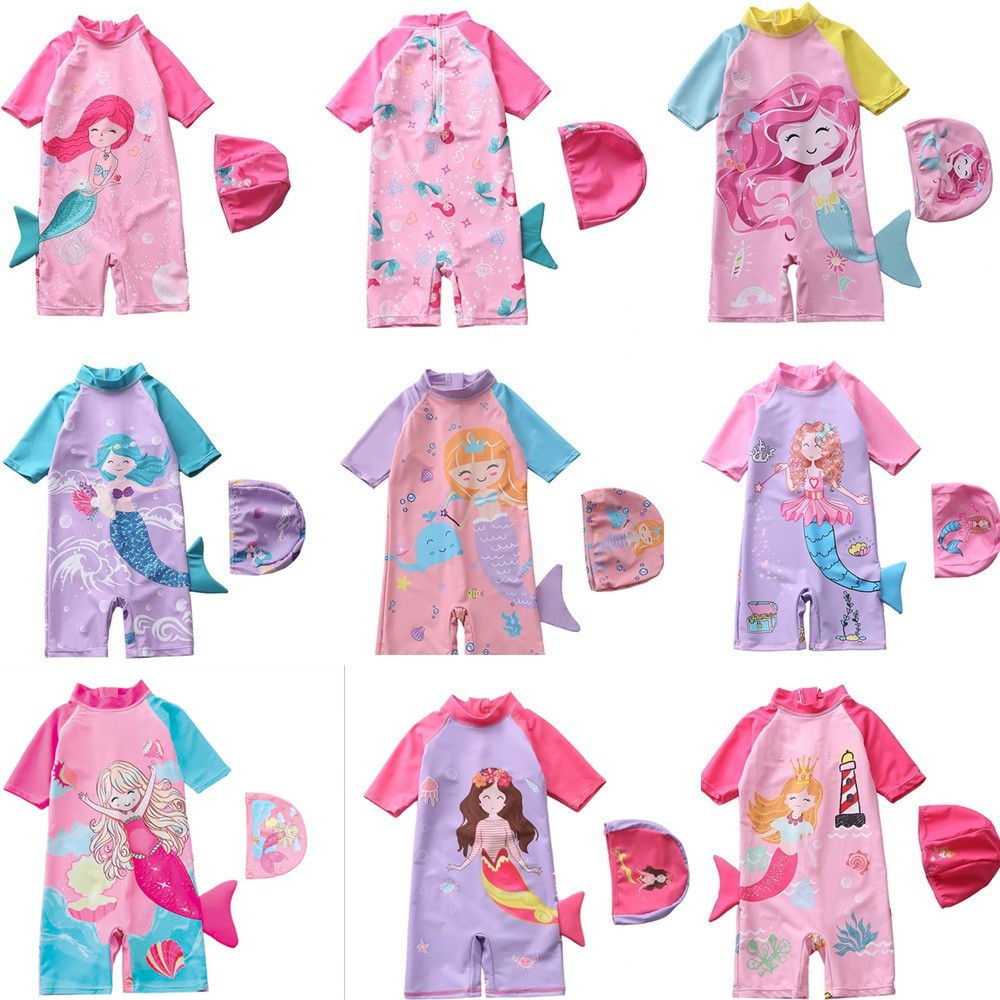 新款儿童泳衣女连体美人鱼女孩游泳衣宝宝婴儿公主中小女童泳装,运动/瑜伽/健身/球迷用品,儿童泳衣/裤,淘宝优惠券,粉丝福利购,淘宝优惠卷