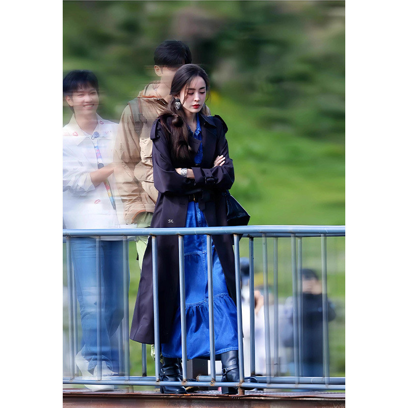 古力娜扎同款英伦风夹克
