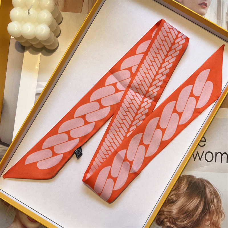 2024春夏季chic小领巾女装饰印花绑包包丝带细窄长条小飘带窄丝巾,服饰配件/皮带/帽子/围巾,围巾/丝巾/披肩,淘宝优惠券,粉丝福利购,淘宝优惠卷