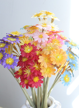 云南干花手工粘接花小葵花瓜子花ins风家居民宿装饰客厅摆件插花