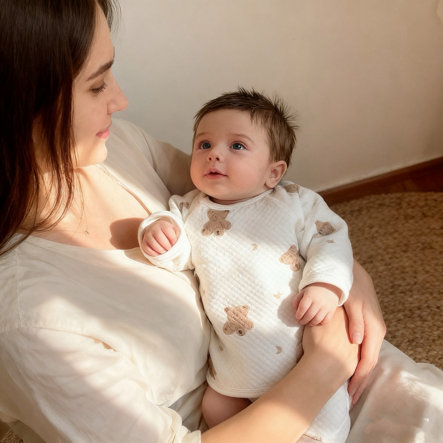 【孕妈有礼】新生婴儿儿半背衣a类纯棉秋冬款夹棉初生和尚服5259