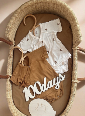 0一3月婴儿衣服夏薄款包屁衣短袖包臀衣男女宝宝新生儿52码优可丝