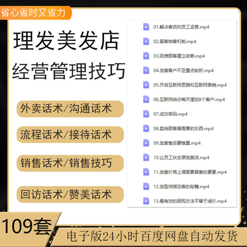美发理发店发廊运营策划管理方案店务员工客户经营管理技巧办法