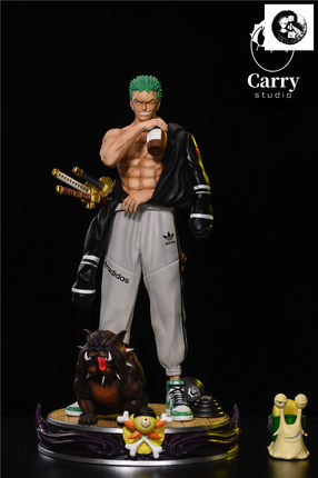 【李小西弟弟】Carry 索隆 潮牌草帽团共鸣 限量手办GK