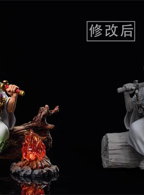 【李小西弟弟】Threel 桌摆系列02 篝火索隆 限量手办GK