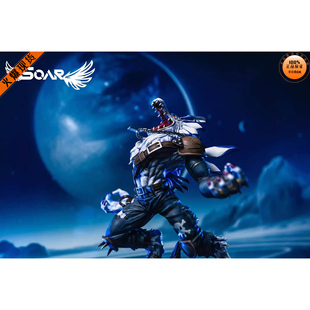 【李小西弟弟】Soar 数码宝贝系列 兽人加鲁鲁 限量手办GK