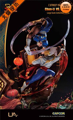 【李小西弟弟】现货 Unique Art UA 街头霸王V 春丽VS巴洛克 手办