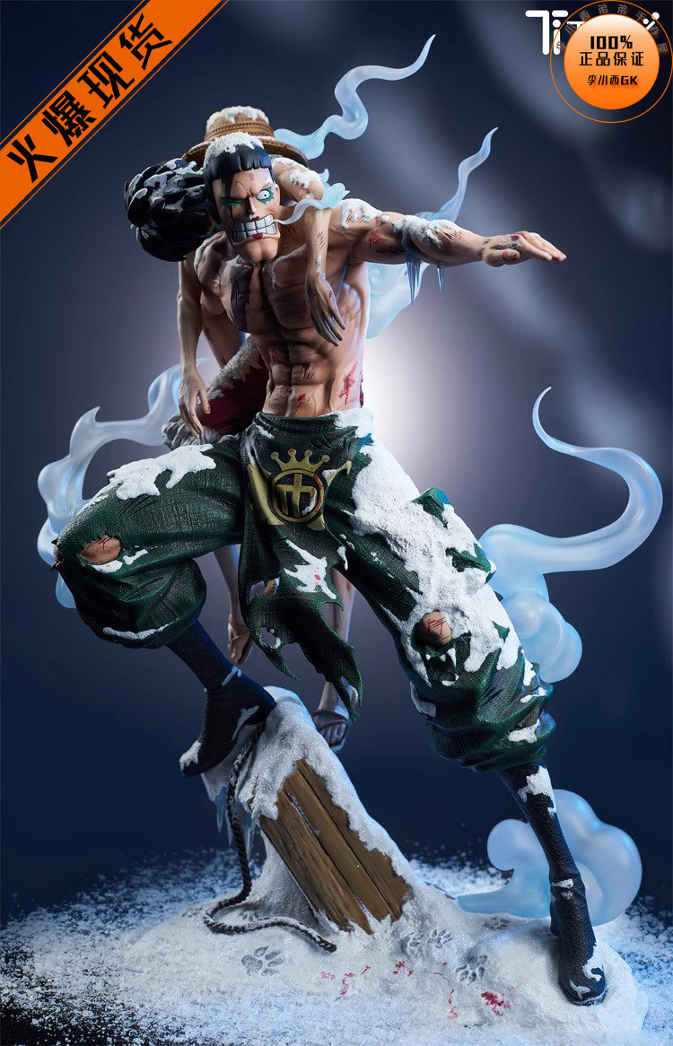 【李小西弟弟】tiny 冯克雷与路飞 限量手办gk