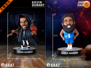 【李小西弟弟】GOAT山羊社 Q版系列0203 死神杜兰特 胖子哈登