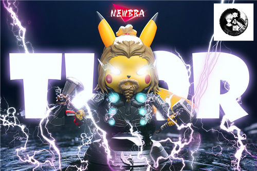 【李小西弟弟】NEWBRA 雷神 皮卡丘 复仇者联盟系列 限量手办GK