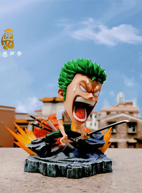 【李小西弟弟】品匠萌奇 砍鼻屎索隆 限量手办GK