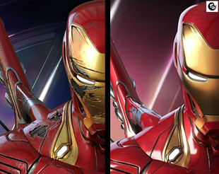 【李小西弟弟】Queen studios QS 复仇者联盟3 钢铁侠胸像 MK50