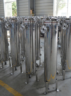 正品304不锈钢工业前置预处理布袋式过滤器大流量高精度可定制