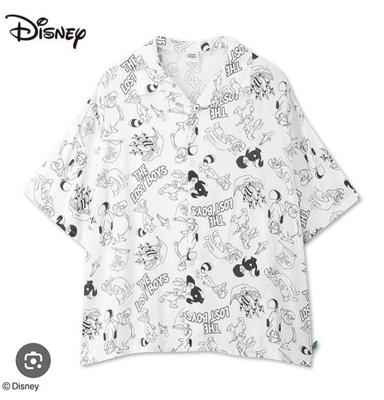 M-4XL 日单贵牌 LP dsn联名男款女款成人夏季短袖衬衫日本原单