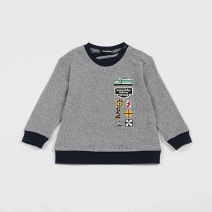 T恤日本原单外贸童装 100 男童新干线火车长袖 130 日单贵牌