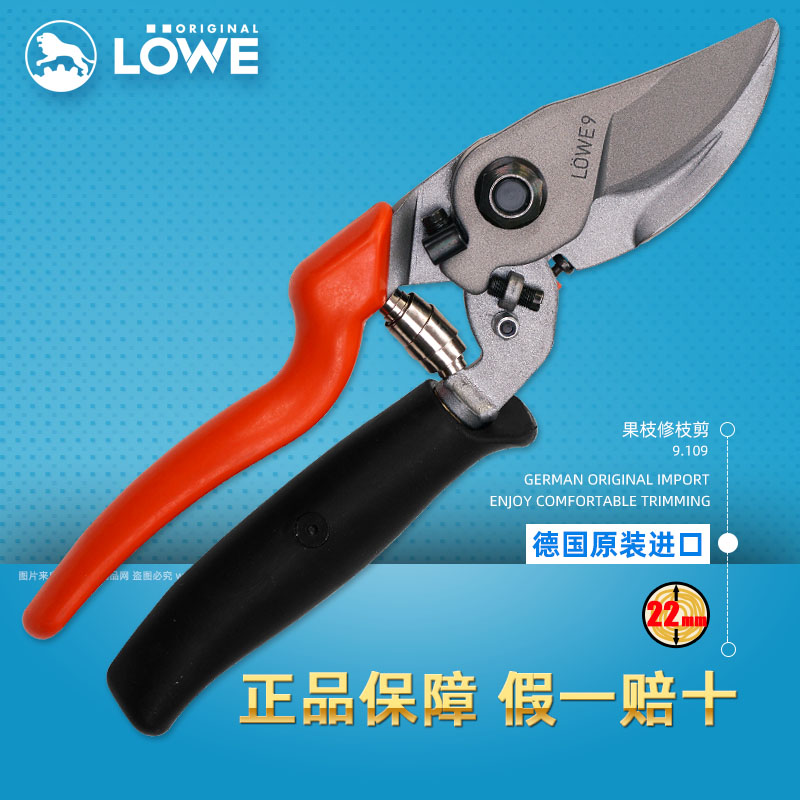 德国狮牌 LOWE 9.109 进口修枝剪刀果树剪花枝剪子园艺工具手剪 鲜花速递/花卉仿真/绿植园艺 剪刀 原图主图