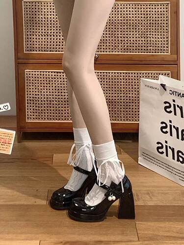 林北北配裙子百搭厚底玛丽珍