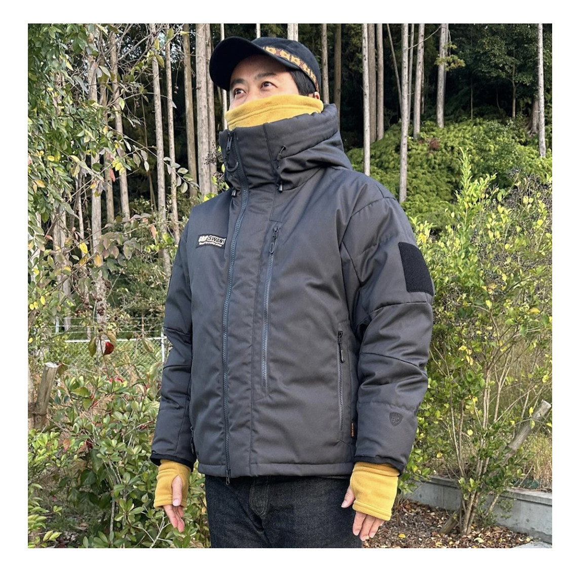 GS후리스 모자 스카프 장갑 마운틴 아웃도어 캠프 POLARTEC 프리 방한 모자 넥 스카프 모자 장갑