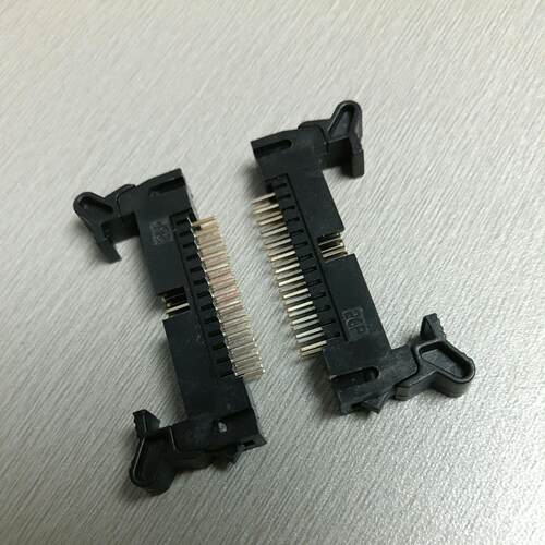 间距2.0mm2*13PIN双排直针牛角座 新品26PIN直插接插件连接器