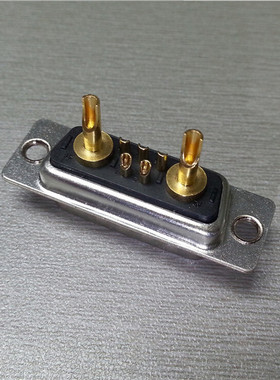 优质大电流焊线式d-sub7W2公头插座插头DB型5+2针座连接器 镀金3U