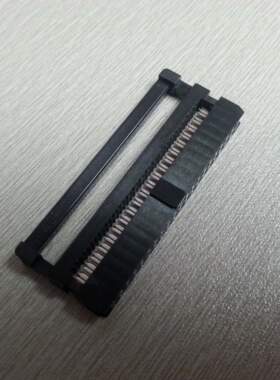 实拍2间距简牛连接器对应FC40排线头双触2x20PIN三件式扁平线插头