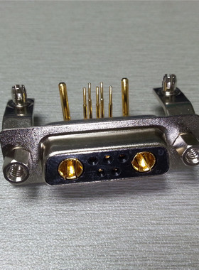 优质7W2母座D-SUB大电流连接器 90度5+2芯弯脚母头混装DR卧式插座