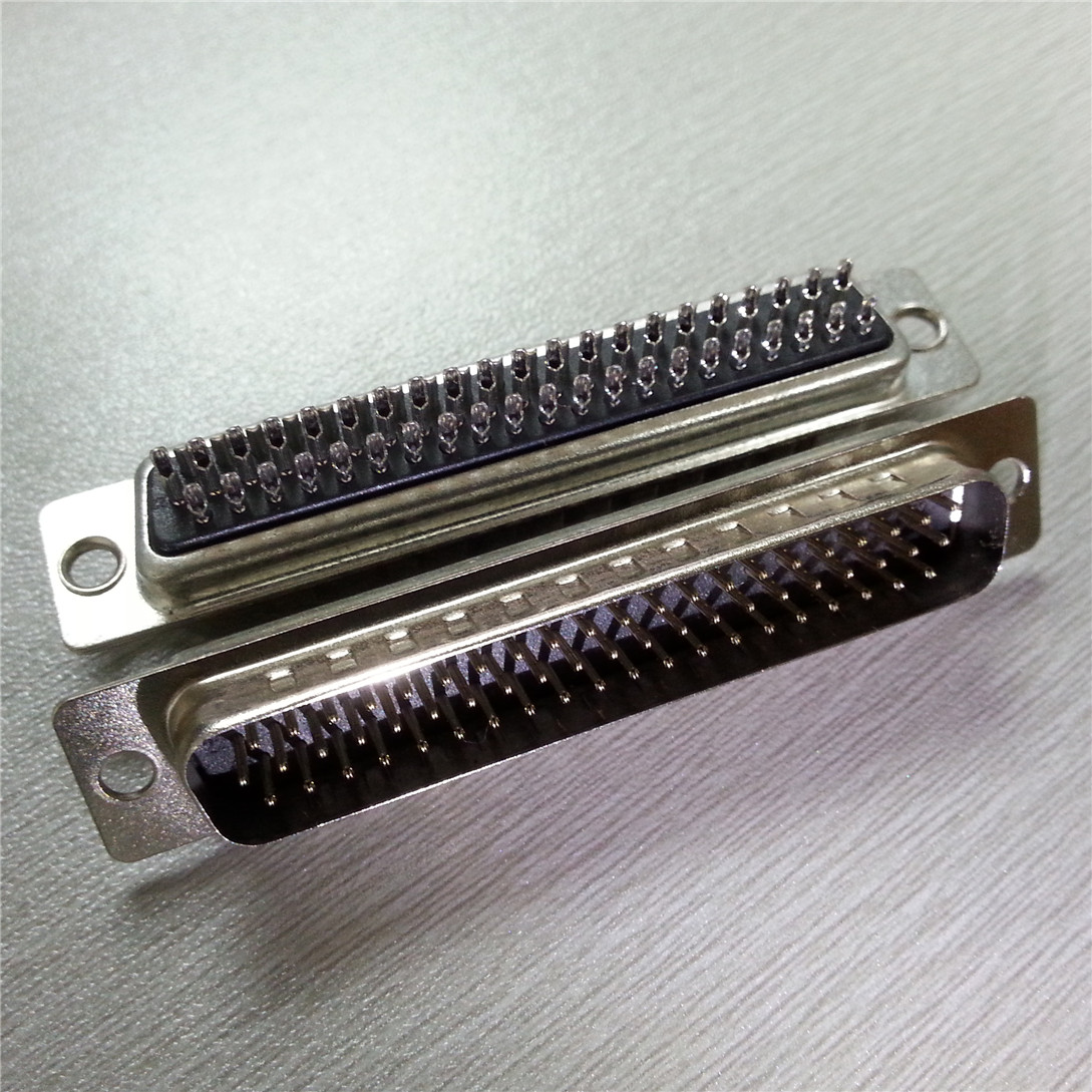 优联康DSUB高密度62P焊线式公头矩形HDB62接插件插头转接线连接器