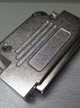 新品DB37P 45度出线锌合金外壳d-sub 62P 27W2 25W3 21W4 8W8铁壳