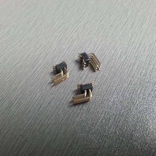 1.27mm排针 塑高1.5 90度弯针 SMT针座 2*3PIN弯插排针 6P接插件