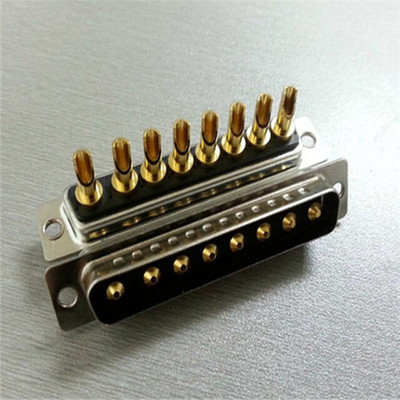 优质D-SUB8W8焊线式重载连接器矩形8芯大电流电源线公头插头接口
