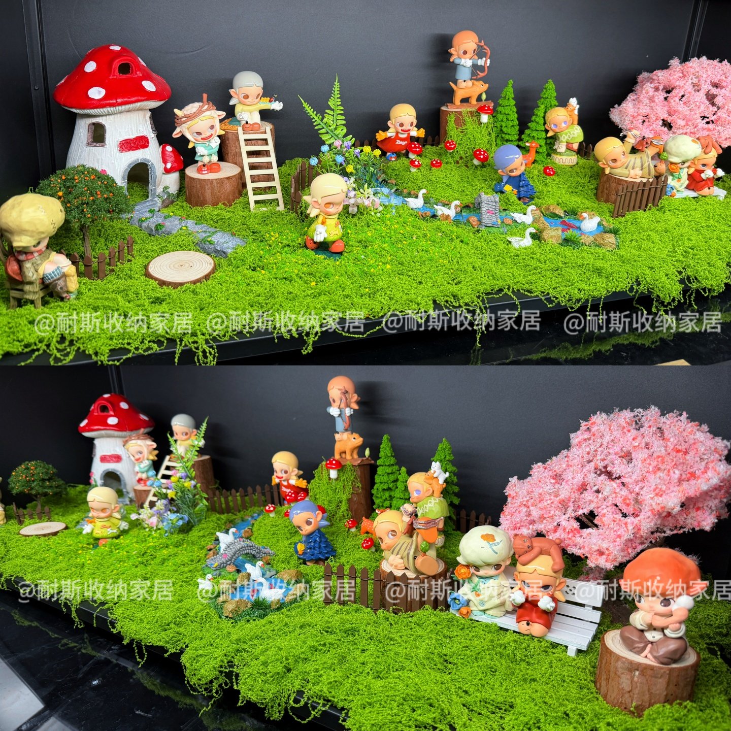 盲盒造景diy材料包小野星星人泡玛特手办布景玄关柜微景观全套,模玩/动漫/周边/娃圈三坑/桌游,盲盒场景道具娃屋,淘宝优惠券,粉丝福利购,淘宝优惠卷