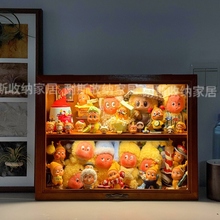 星星人展示盒带灯手办sp进退之门收纳盒二代123星星人造景展示架
