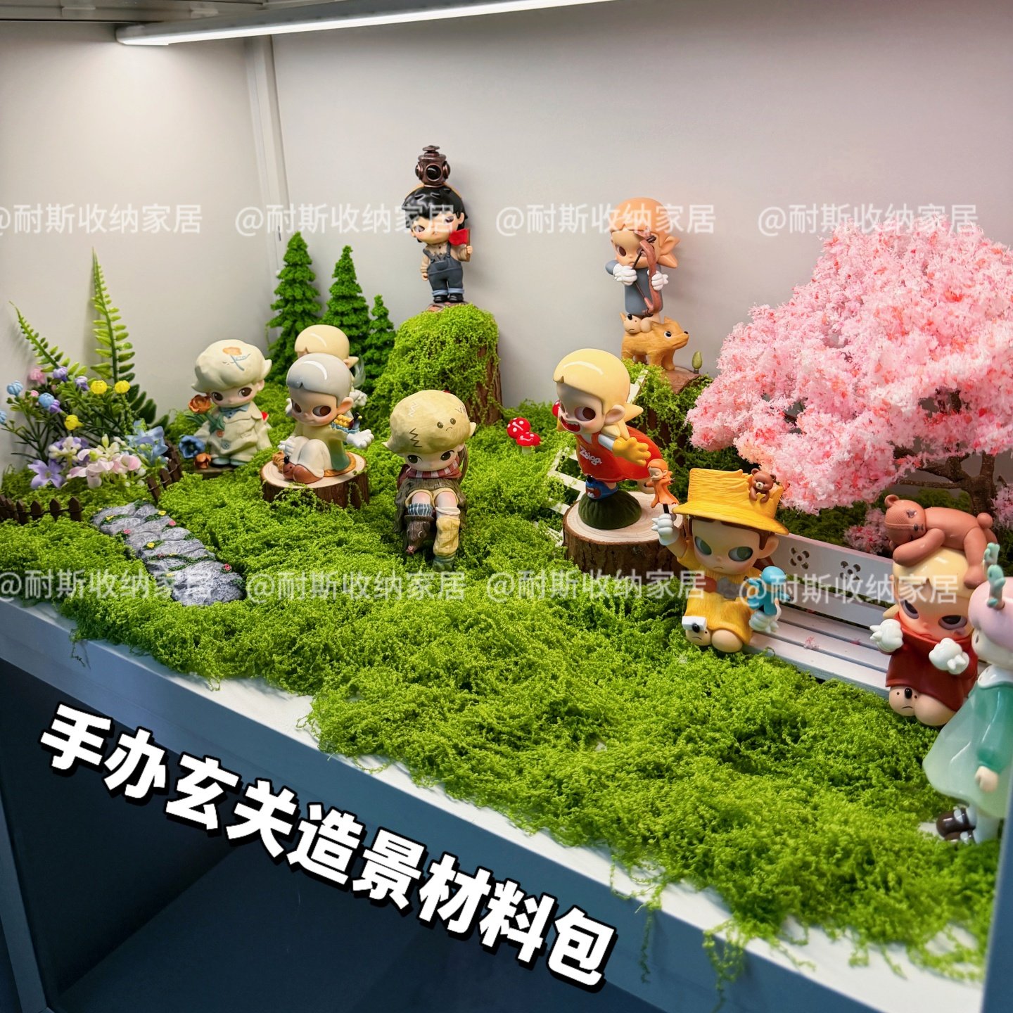 玄关盲盒造景diy材料包yoyo手办nyota布景春夏秋冬微景观造景全套,模玩/动漫/周边/娃圈三坑/桌游,盲盒场景道具娃屋,淘宝优惠券,粉丝福利购,淘宝优惠卷