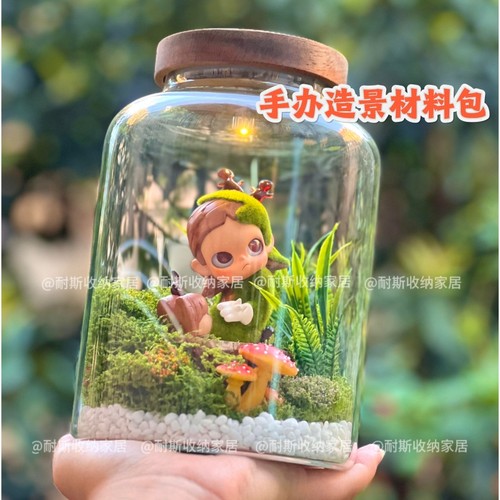 嘎子姐手办玻璃瓶+造景材料包