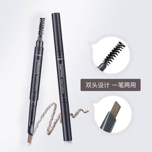 韩国the Saem得鲜双头眉笔自然立体防水防汗持久不脱色初学者